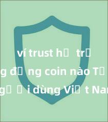 ví trust hỗ trợ những đồng coin nào Tại sao người dùng Việt Nam nên sử dụng Trust Wallet? Lợi ích và rủi ro